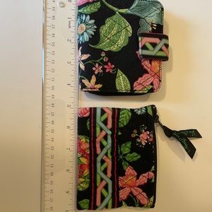 Vera Bradley Botanica wallet & coin purse. Retired